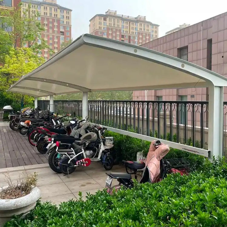 独山县膜结构电动车棚